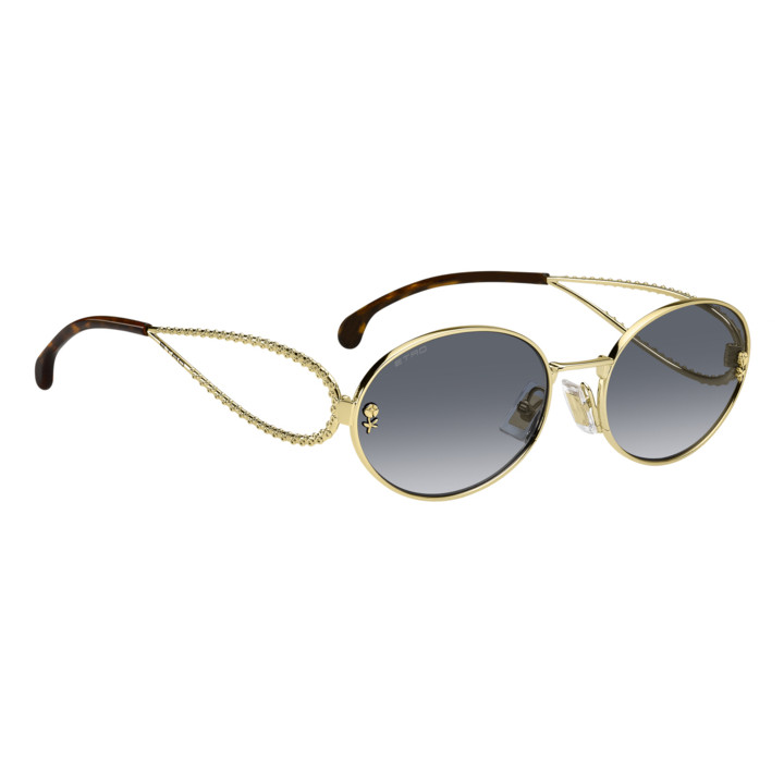 Lunettes de soleil Etro 0106/S Gold / verres Dk Blue Shaded (J5G-08)