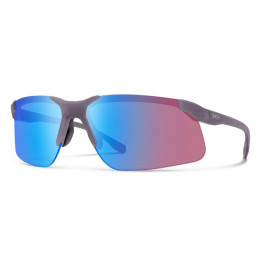 Lunettes de soleil Smith CIPHER Matte Violet Crystal / verres Blue Mirror Hight Contrast (4QI-G0)
