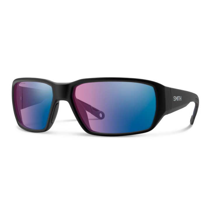 Lunettes de soleil Smith HOOKSET Matte Black / verres Blue Mirror Pink Polarized Ft Hc (003-7V)