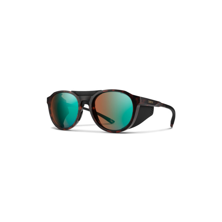 Lunettes de soleil Smith VENTURE Matte Brown Havana / verres Blue Mirror Photochr Hc Oleoph (HGC-GH)
