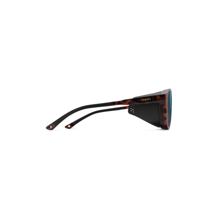 Lunettes de soleil Smith VENTURE Matte Brown Havana / verres Blue Mirror Photochr Hc Oleoph (HGC-GH)