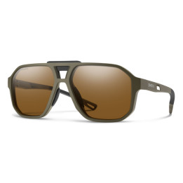 Lunettes de soleil Smith TRUSS Matte Olive Green / verres Brown Polarized High Contrast (SIF-L5)
