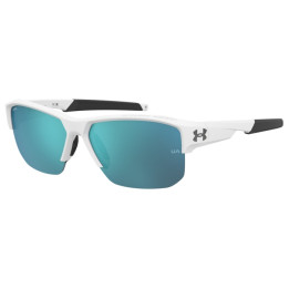 Lunettes de soleil Under Armour UAFANATICALTL/G White Black / verres Green Multilayer Oleophobic (CCP-V8)