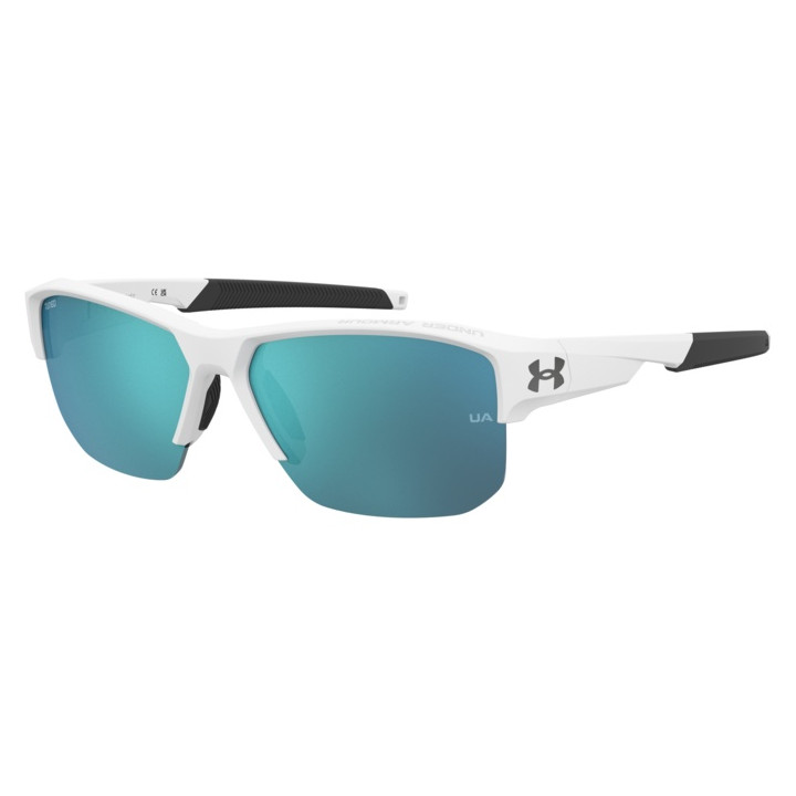 Lunettes de soleil Under Armour UAFANATICALTL/G White Black / verres Green Multilayer Oleophobic (CCP-V8)