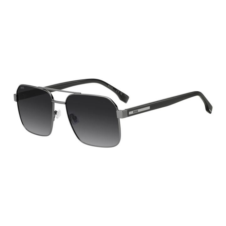 Lunettes de soleil BOSS 1985/S Dark Ruthenium / verres Dark Grey Shaded (KJ1-9O)