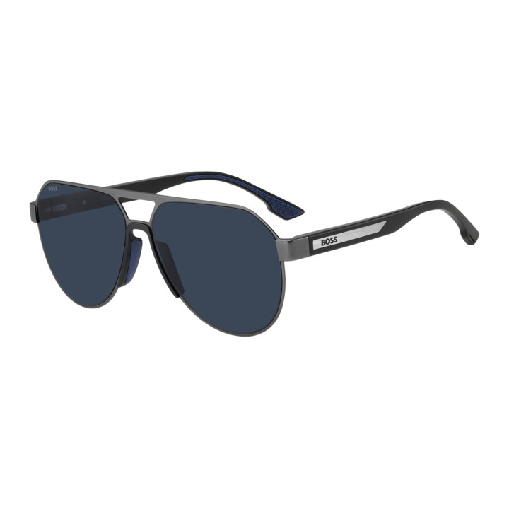 Lunettes de soleil BOSS 1989/S Matte Dark Ruthenium / verres Blue (R80-KU)