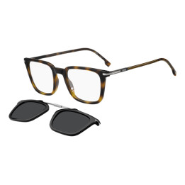 Lunettes de vue avec clip solaire BOSS 2008/C Havana / verres Grey Polarized (086-M9)