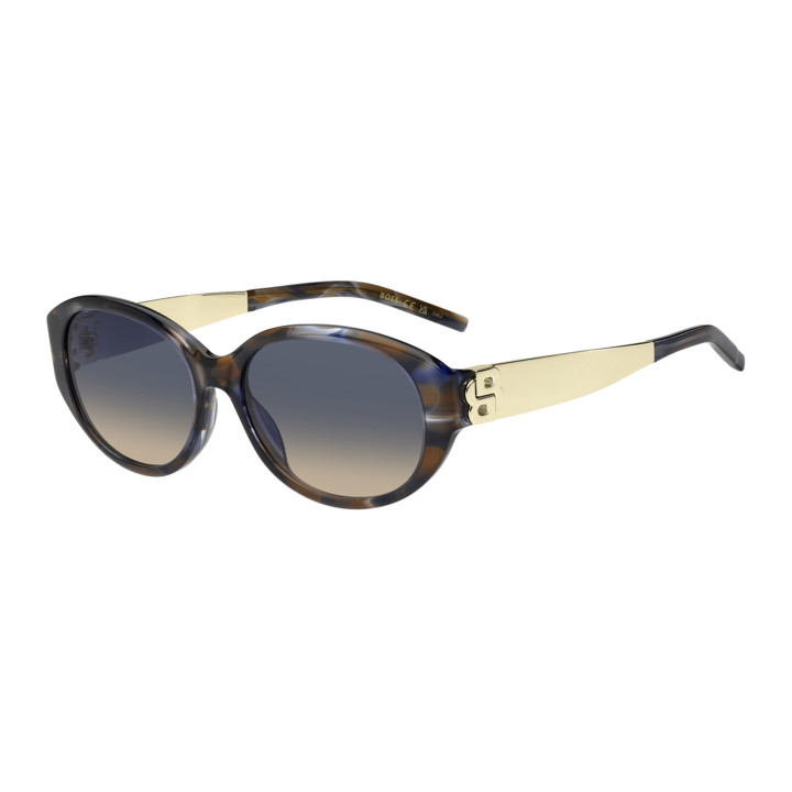Lunettes de soleil BOSS 2015/S Brown Blue Havana / verres Blue Doubleshade Peach (X8Q-I4)