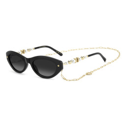 Lunettes de soleil Carolina Herrera HER 0406/S Black / verres Dark Grey Shaded (807-9O)