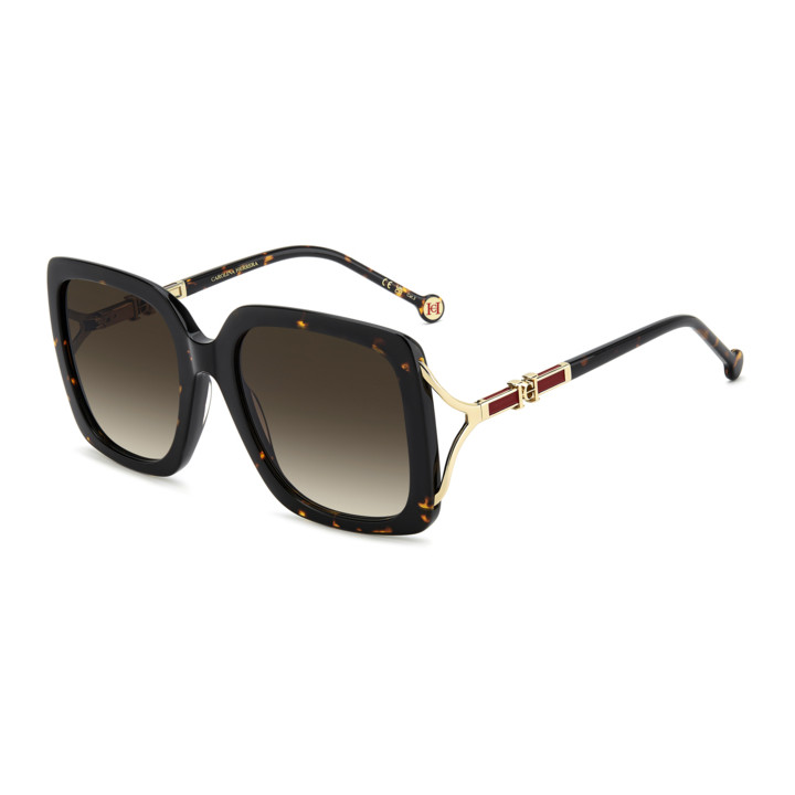 Lunettes de soleil Carolina Herrera HER 0420/S Havana / verres Brown Shaded (086-HA)