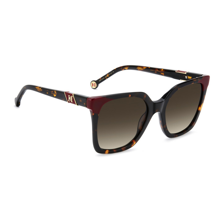 Lunettes de soleil Carolina Herrera HER 0430/S Havana / verres Brown Shaded (086-HA)