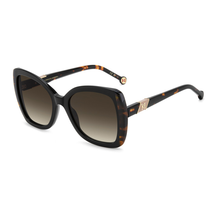 Lunettes de soleil Carolina Herrera HER 0429/S Black Havana / verres Brown Shaded (WR7-HA)