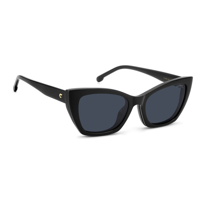Lunettes de vue avec clip solaire Carrera CA 3036/C Black / verres Blue Polarized (807-C3)