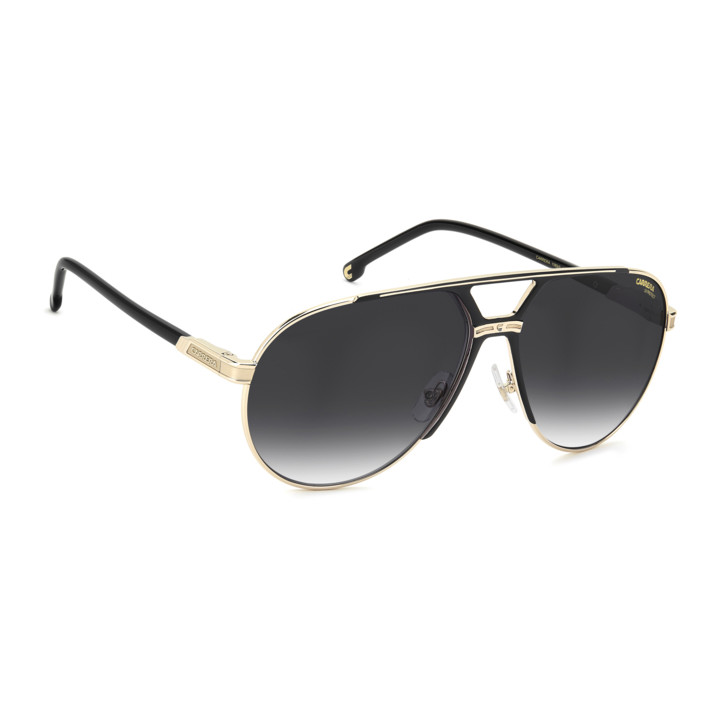 Lunettes de soleil Carrera 1089/S Gold Black Web Green Red / verres Dark Grey Shaded (5L3-9O)