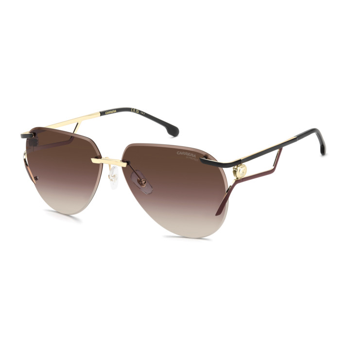 Lunettes de soleil Carrera 3103/S Gold Burgundy / verres Brown Pink Shaded (NOA-M2)