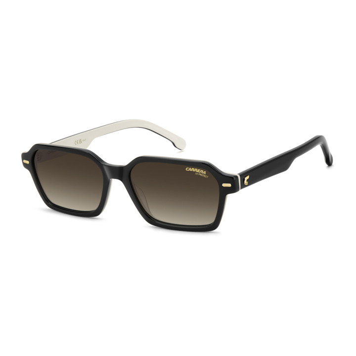 Lunettes de soleil Carrera 3114/S Black White / verres Brown Shaded (80S-HA)