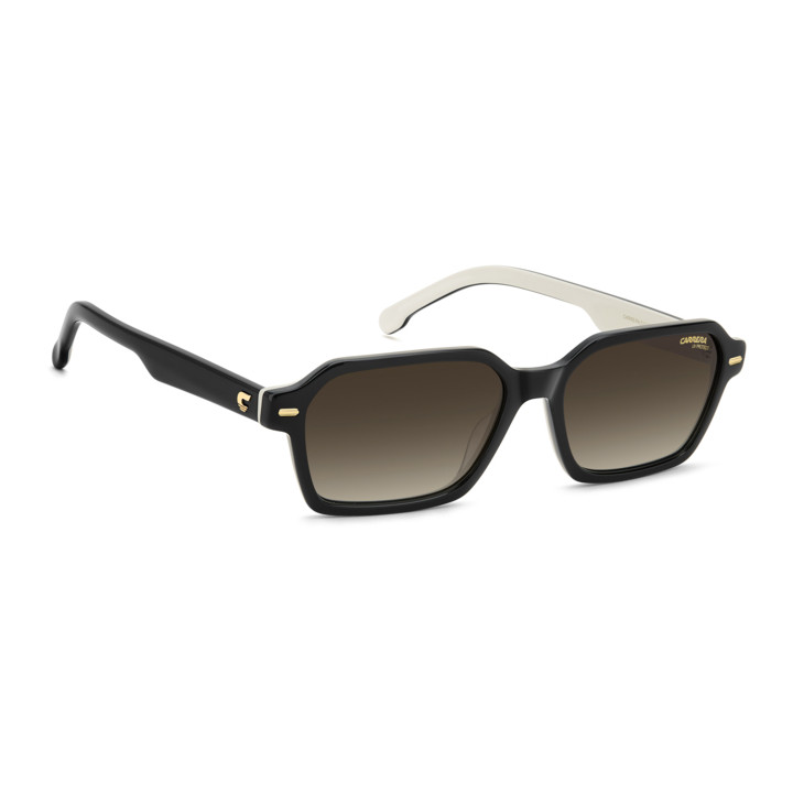 Lunettes de soleil Carrera 3114/S Black White / verres Brown Shaded (80S-HA)