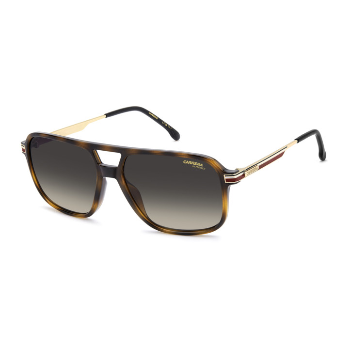 Lunettes de soleil Carrera 390/S Havana / verres Dark Grey Shaded (086-9O)