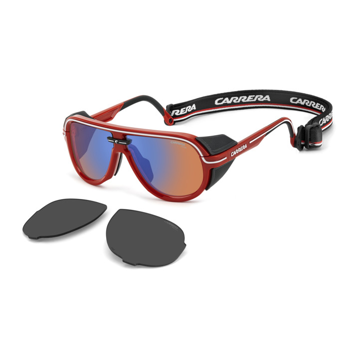 Lunettes de soleil Carrera EVEREST/S Red / verres Orange High Contrast Blue Filter (C9A-FS)