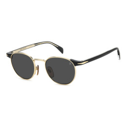 Lunettes de soleil David Beckham DB 1223/S Gold Black 2 / verres Grey (RHL-IR)