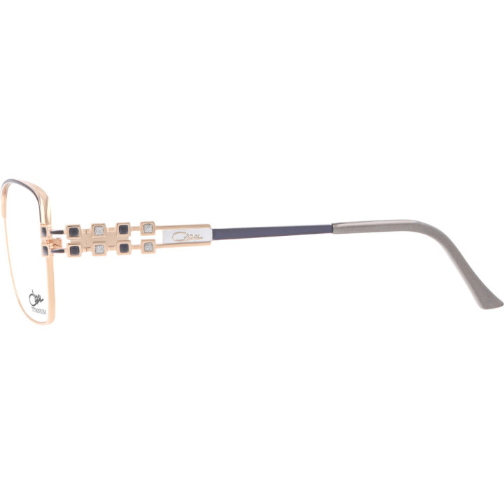 Cazal 4289 001 bleu nuit-or - vue de profil