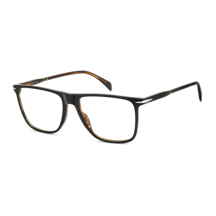 Lunettes de vue David Beckham DB 1249 Black Striped Brown (05K)